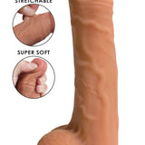 Easy Riders Dual Density Silicone Dildo - 9 Inch - Royal Sins