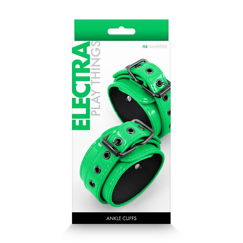 Electra Ankle Cuffs Green - Royal Sins