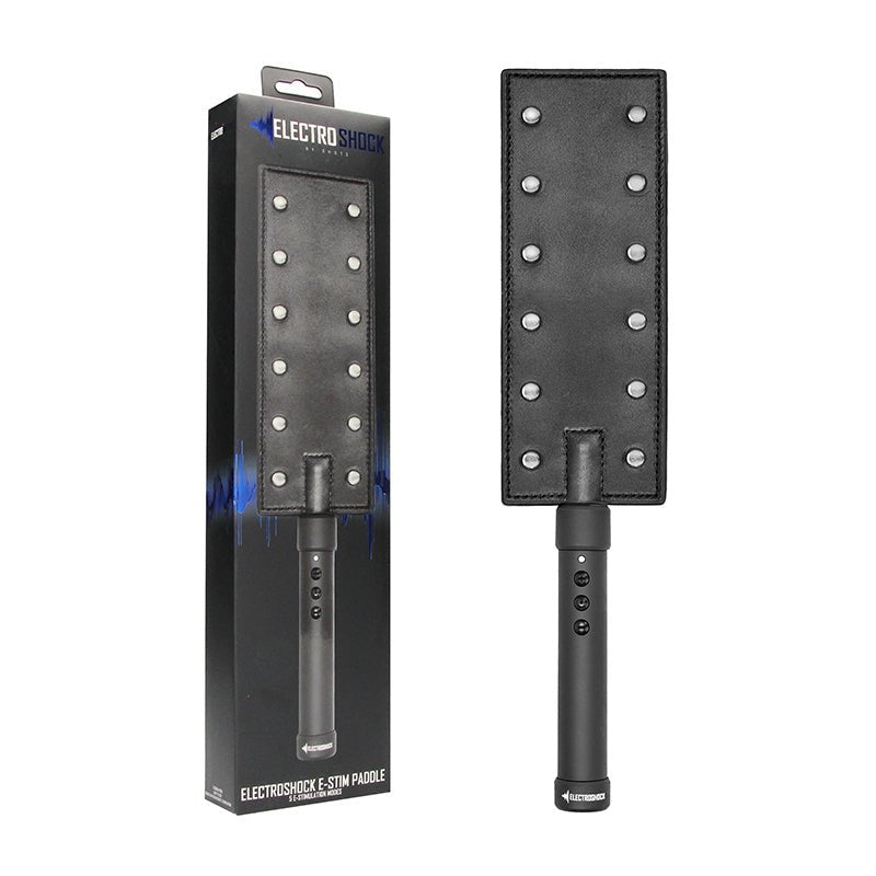 ElectroShock Rechargeable E - Stimulation Paddle Black - Royal Sins