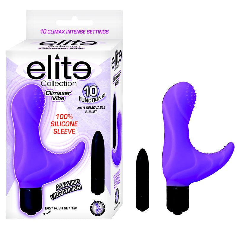Elite Collection Climaxer Multispeed Waterproof Clit Stimulating G Spot Vibe (Purple) - Royal Sins