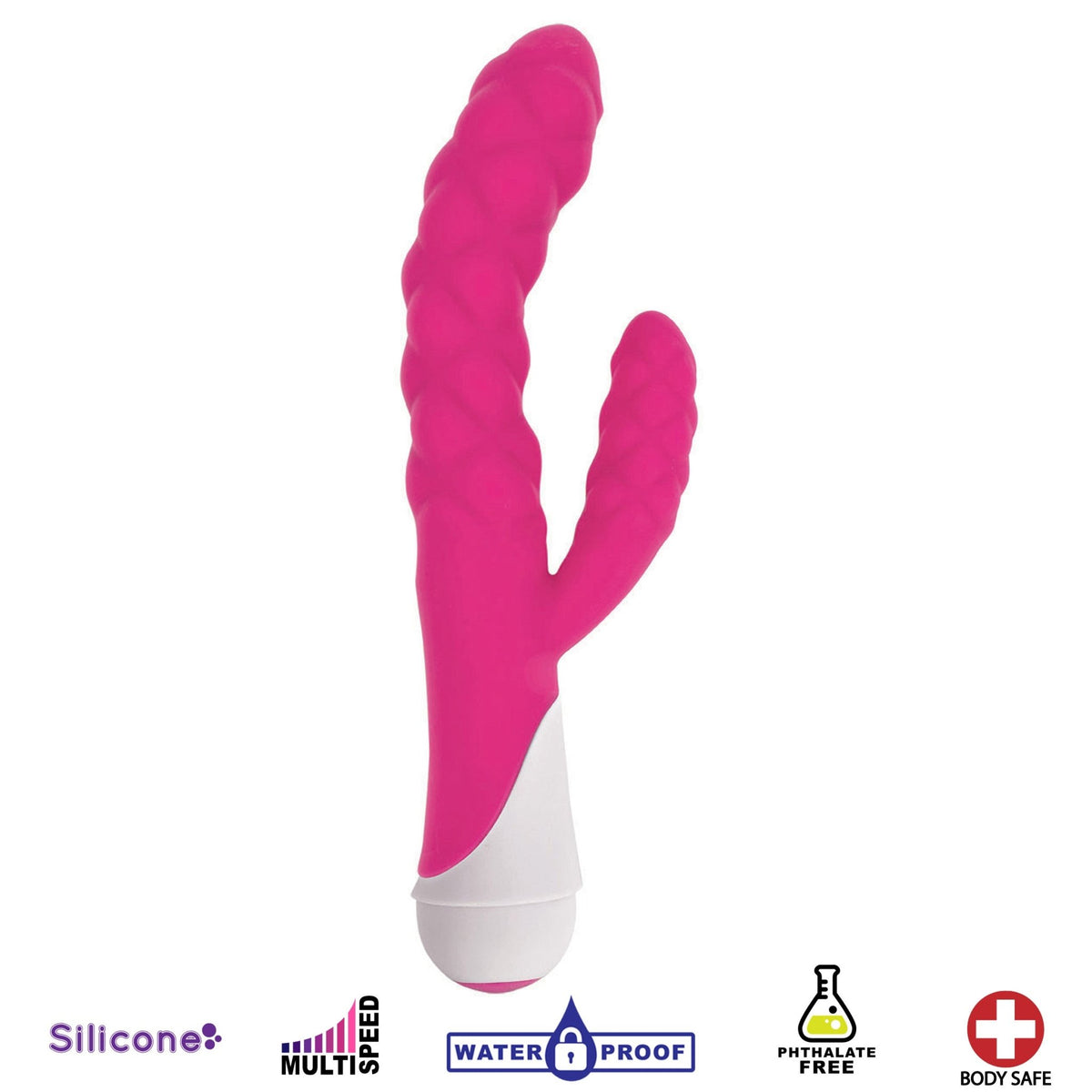 Ellen 20x Silicone Vibrator * Pink - Royal Sins