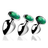 Emerald Gem Anal Plug Set - Royal Sins
