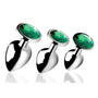 Emerald Gem Anal Plug Set - Royal Sins