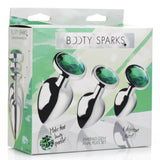 Emerald Gem Anal Plug Set - Royal Sins