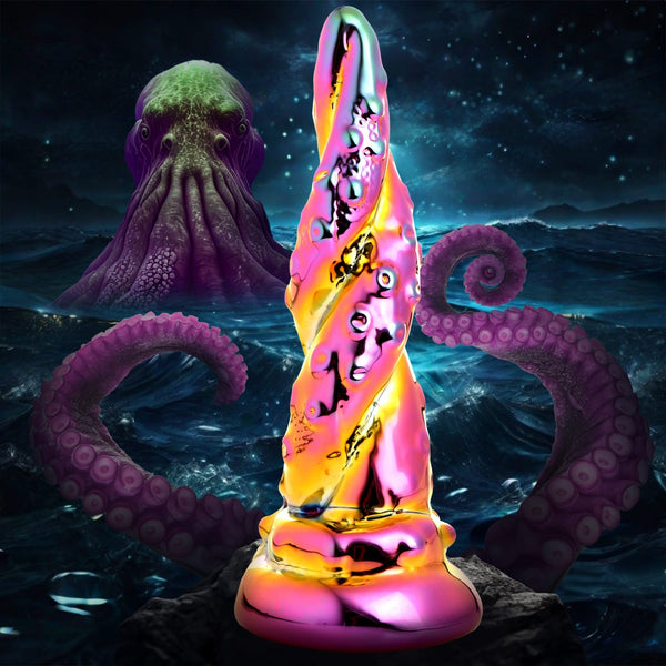 Enchantress Rainbow Glass Dildo - Royal Sins