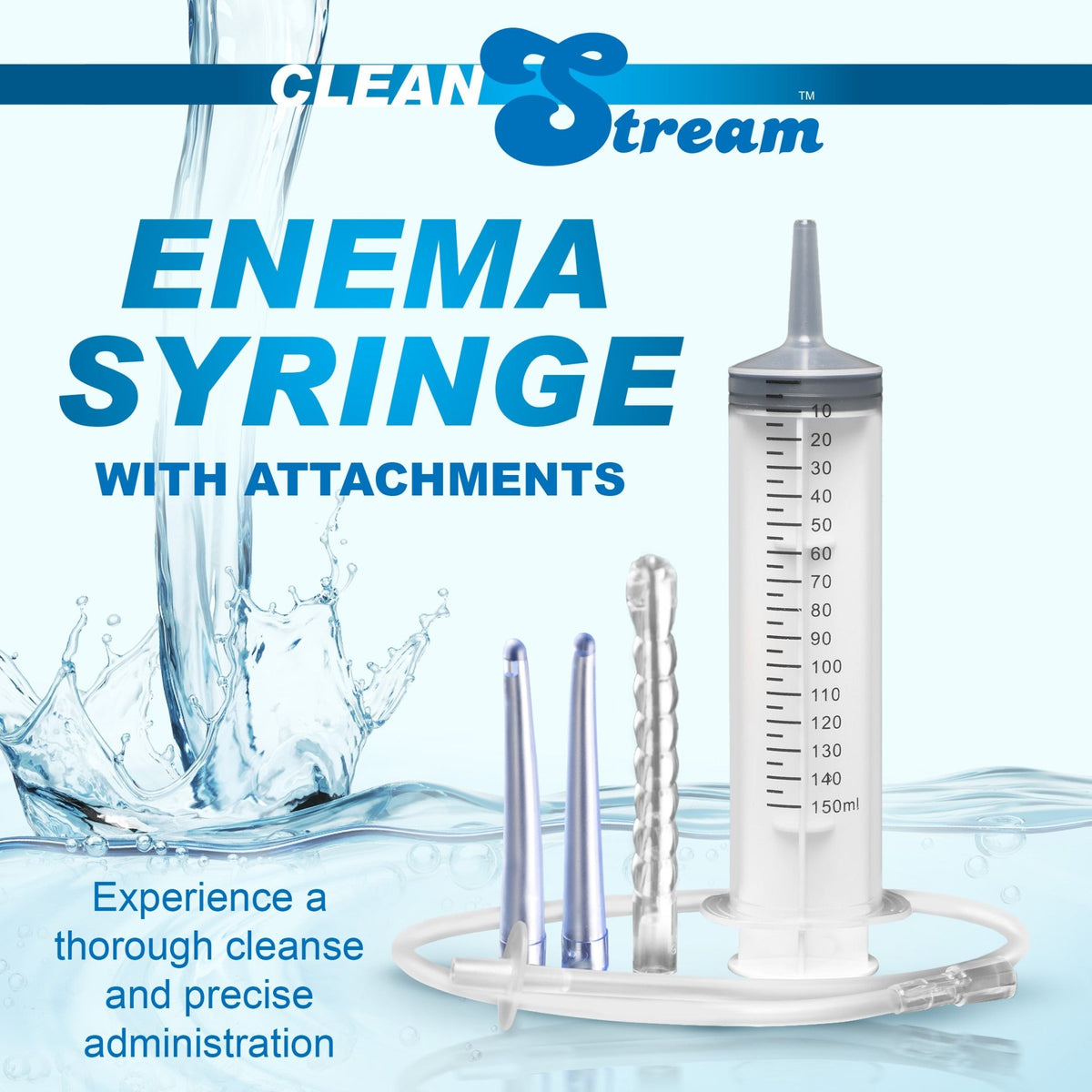 Enema 150 mL Syringe with Attachements - Royal Sins