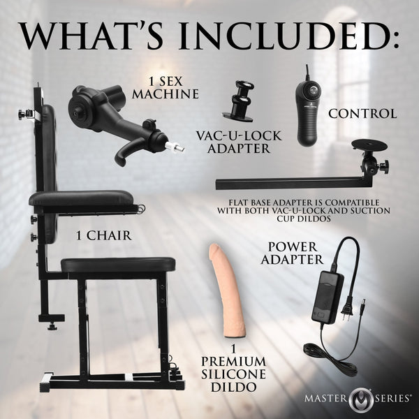 Enforcer Chair with Sex Machine - Royal Sins