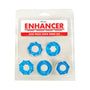 Enhancer Five Piece Cock Ring Set Blue - Royal Sins