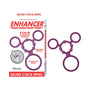 Enhancer Quad Cockring Rubine Red - Royal Sins