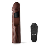 Enhancers Vibrating Penis Extension w/ Remote - Dark - Royal Sins
