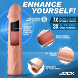 Enhancers Vibrating Penis Extension w/ Remote - Medium - Royal Sins