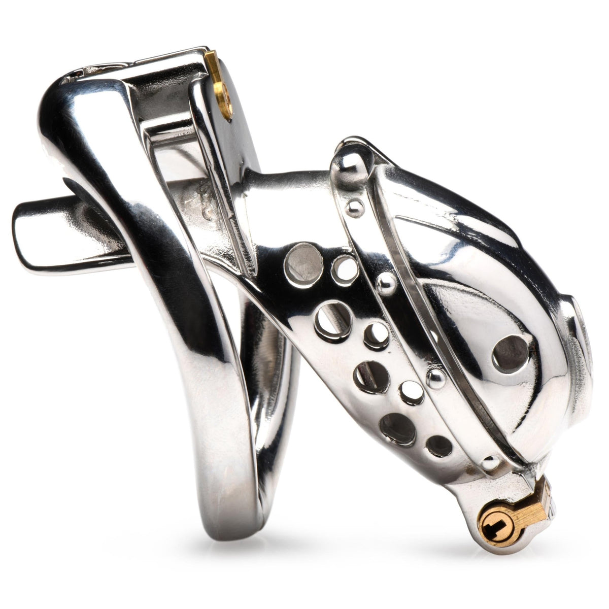 Entrapment Deluxe Locking Chastity Cage - Royal Sins