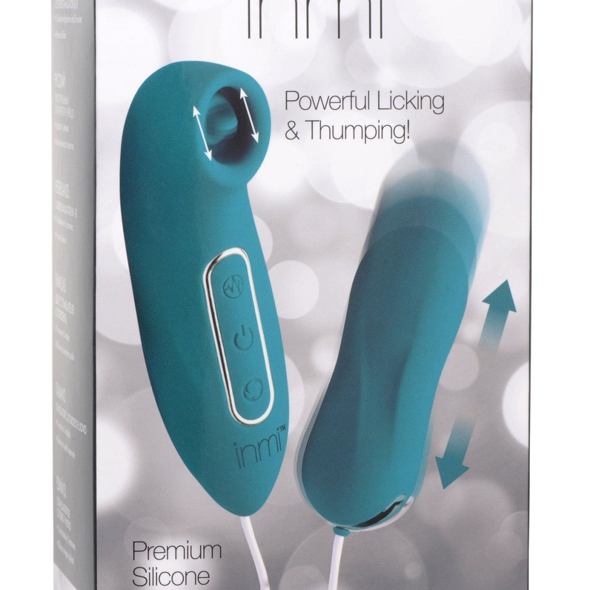 Entwined Silicone Thumping Egg and Licking Clitoral Stimulator - Royal Sins