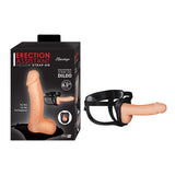 Erection Assistant Hollow Strap - On 8.5 in. White - Royal Sins