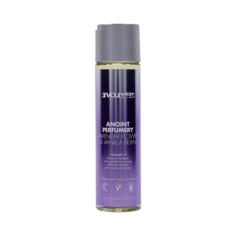Evolved Anoint Perfumery Lavender Flower & Vanilla Bean Massage Oil 4 oz. - Royal Sins