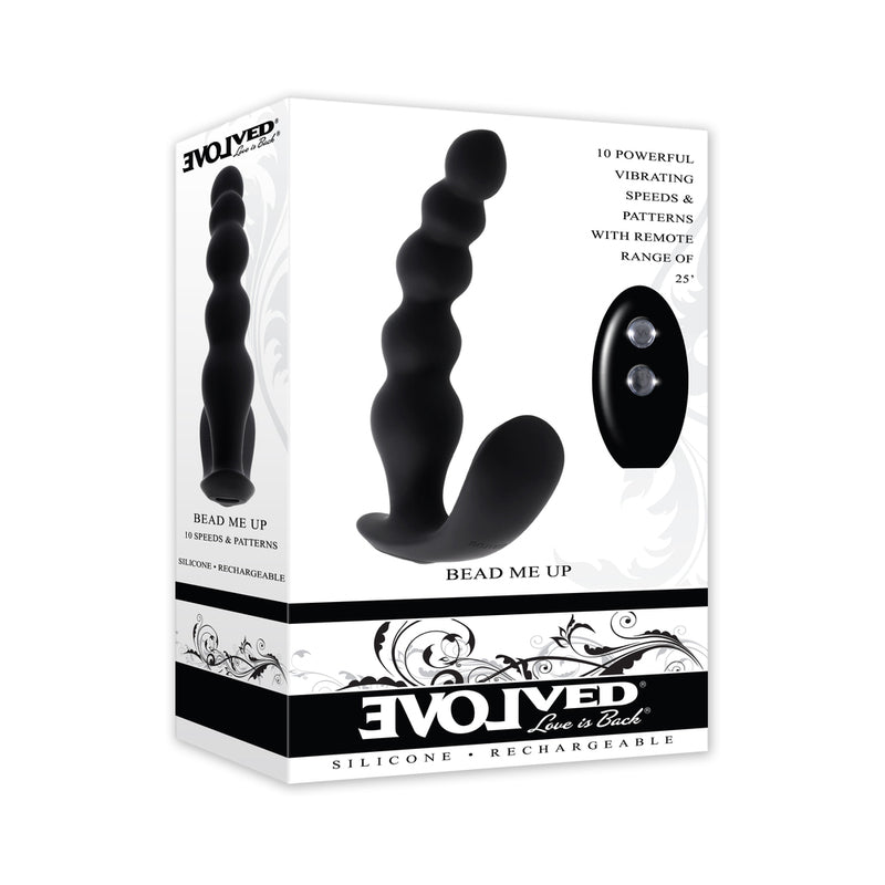Evolved Bead Me Up Prostate Rechargeable Black - Royal Sins