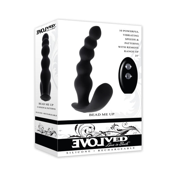 Evolved Bead Me Up Prostate Rechargeable Black - Royal Sins