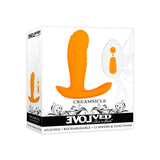 Evolved Creamsicle Rechargeable Remote - Controlled Silicone G - Spot and Prostate Massager Orange - Royal Sins