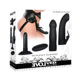 Evolved Heavenly Harness Silicone Rechargeable Black - Royal Sins