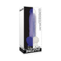 Evolved Luminous Poseable Glow in the Dark 8 in. Dildo With Balls Clear/Purple - Royal Sins
