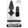 Evolved Plug & Play Rechargeable Remote - Controlled Vibrating Silicone Anal Plug Black - Royal Sins