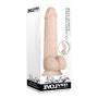 Evolved Real Supple Girthy Poseable 8.5 in. Realistic Dildo With Balls Beige - Royal Sins