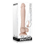 Evolved Real Supple Poseable 8.25 in. Realistic Silicone Dildo With Balls Beige - Royal Sins