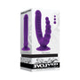 Evolved The Rider Rechargeable Double Vibrator Silicone Purple - Royal Sins