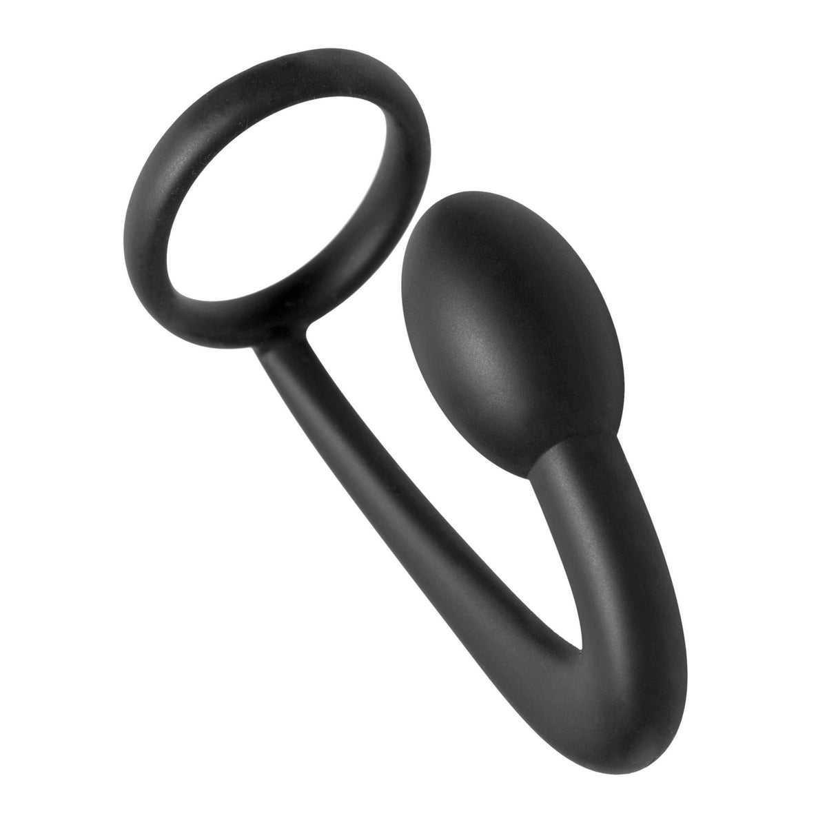 Explorer Silicone Cock Ring and Prostate Plug - Royal Sins