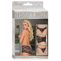 Exposed Booty Packs Lace Crotchless 3 Pack - Black - L/XL - Royal Sins