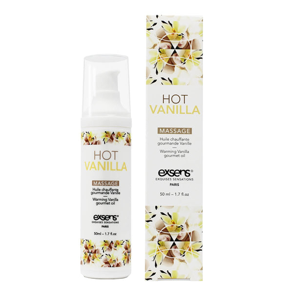 Exsens Warming Massage Oil 50ml - Hot Vanilla - Royal Sins