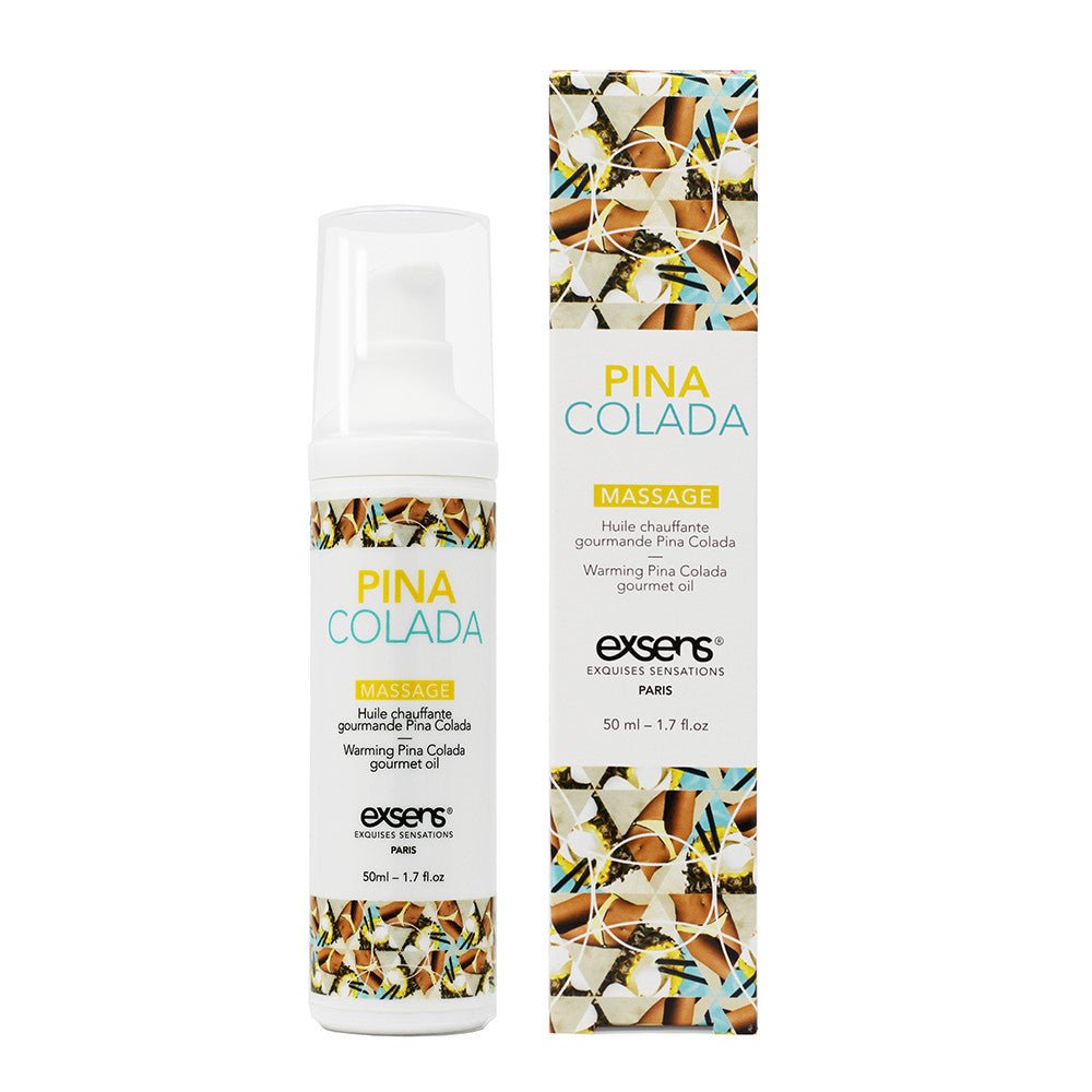 Exsens Warming Massage Oil 50ml - Pina Colada - Royal Sins