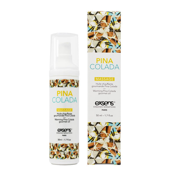 Exsens Warming Massage Oil 50ml - Pina Colada - Royal Sins