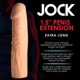 Extra Long 1.5 Inch Penis Extension - Light - Royal Sins