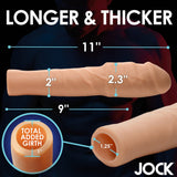 Extra Thick 2 Inch Penis Extension - Light - Royal Sins