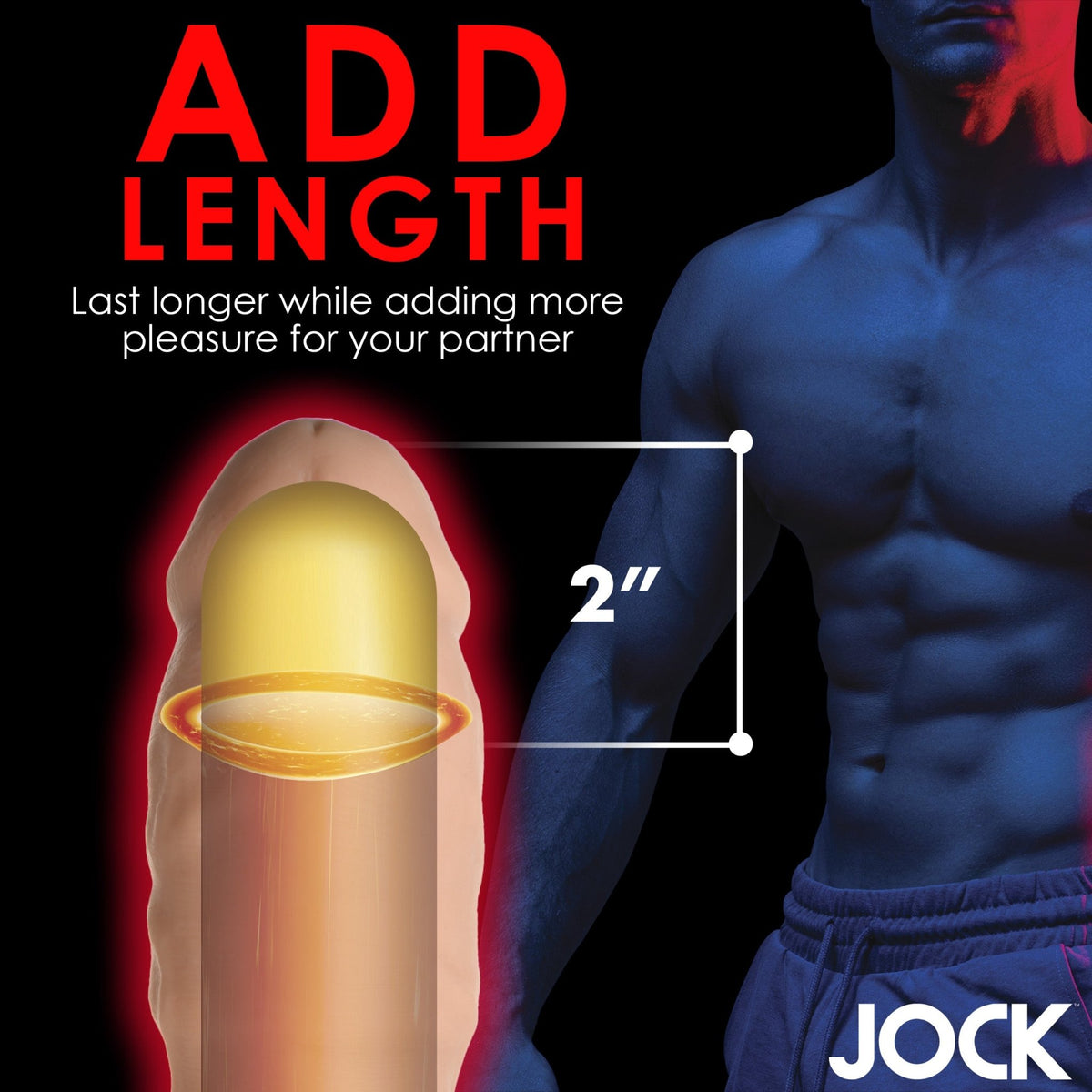 Extra Thick 2 Inch Penis Extension - Light - Royal Sins