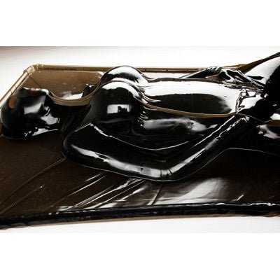 Extreme Black Latex Vacuum Bed - Royal Sins
