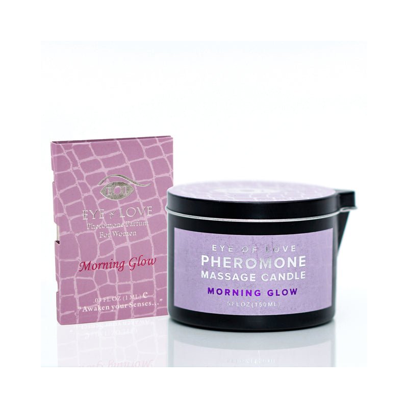 Eye of Love Pheromone Massage Candle 150ml * Morning Glow (F to M) - Royal Sins