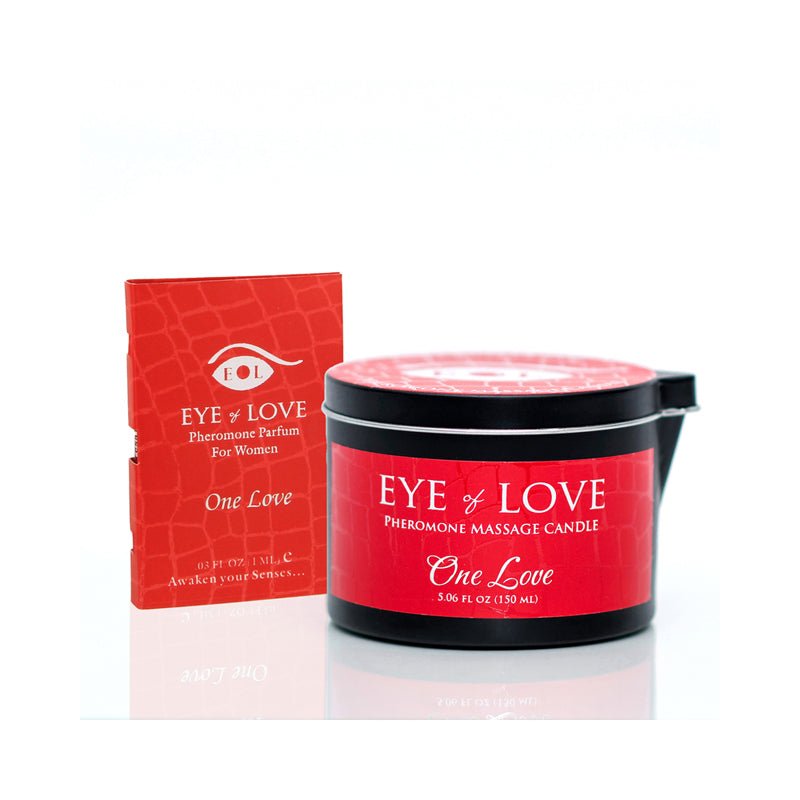 Eye of Love Pheromone Massage Candle 150ml * One Love (F to M) - Royal Sins