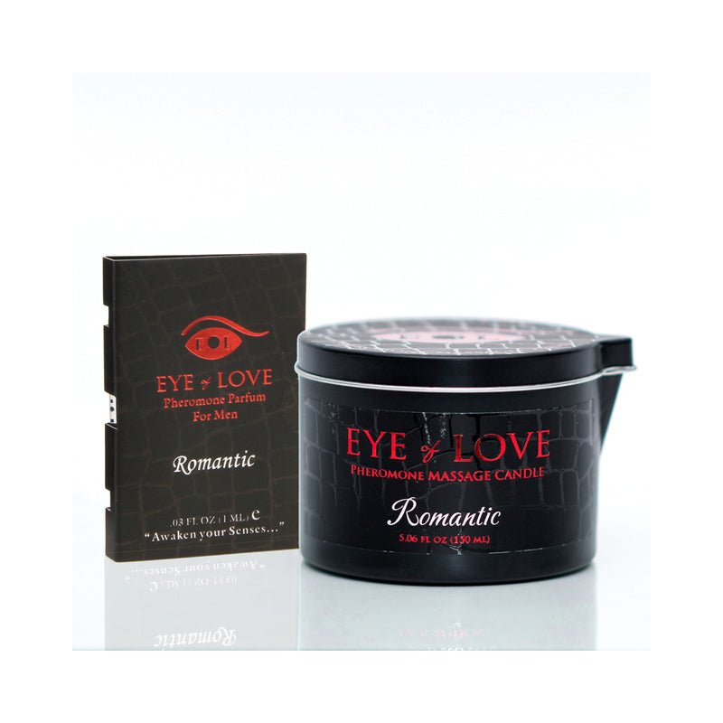 Eye of Love Pheromone Massage Candle 150ml * Romantic (M to F) - Royal Sins