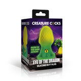 Eye of the Dragon Silicone Butt Plug - Green - Royal Sins