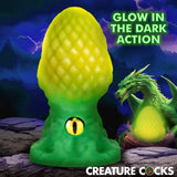 Eye of the Dragon Silicone Butt Plug - Green - Royal Sins