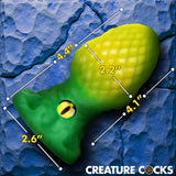 Eye of the Dragon Silicone Butt Plug - Green - Royal Sins