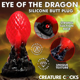Eye of the Dragon Silicone Butt Plug - Red - Royal Sins