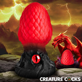 Eye of the Dragon Silicone Butt Plug - Red - Royal Sins