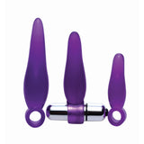 Fanny Fiddlers 3 Piece Finger Rimmer Set with Vibrating Bullet - Royal Sins