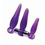 Fanny Fiddlers 3 Piece Finger Rimmer Set with Vibrating Bullet - Royal Sins