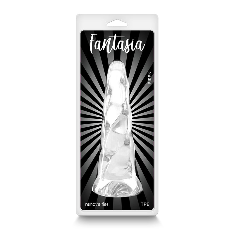 Fantasia Siren Jelly Dildo Clear - Royal Sins