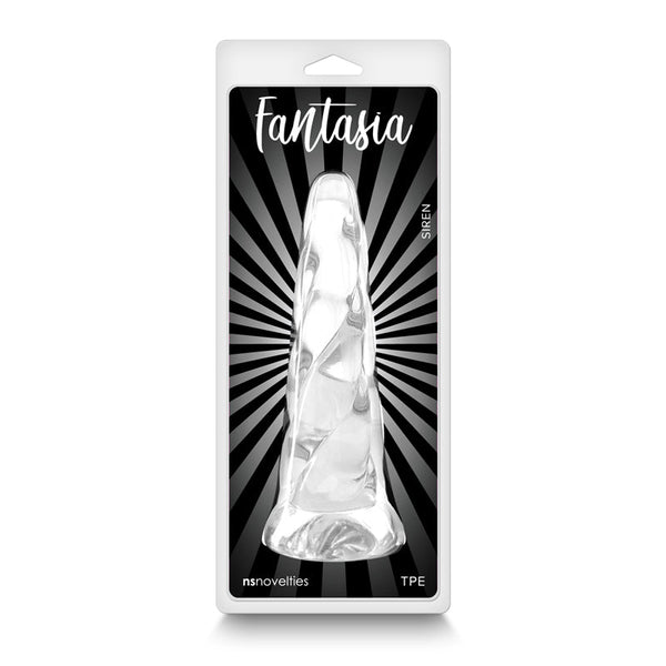 Fantasia Siren Jelly Dildo Clear - Royal Sins