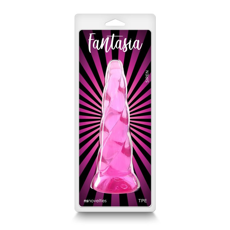 Fantasia Siren Jelly Dildo Pink - Royal Sins